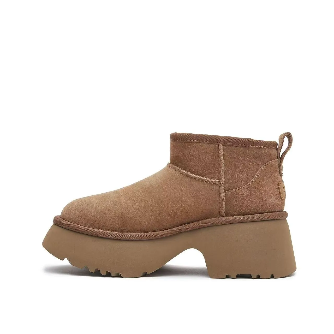 Classic Ultra Mini Ugg - 6cm Heel Block Sole - 100% A-Grade Double Face Australian Sheepskin
