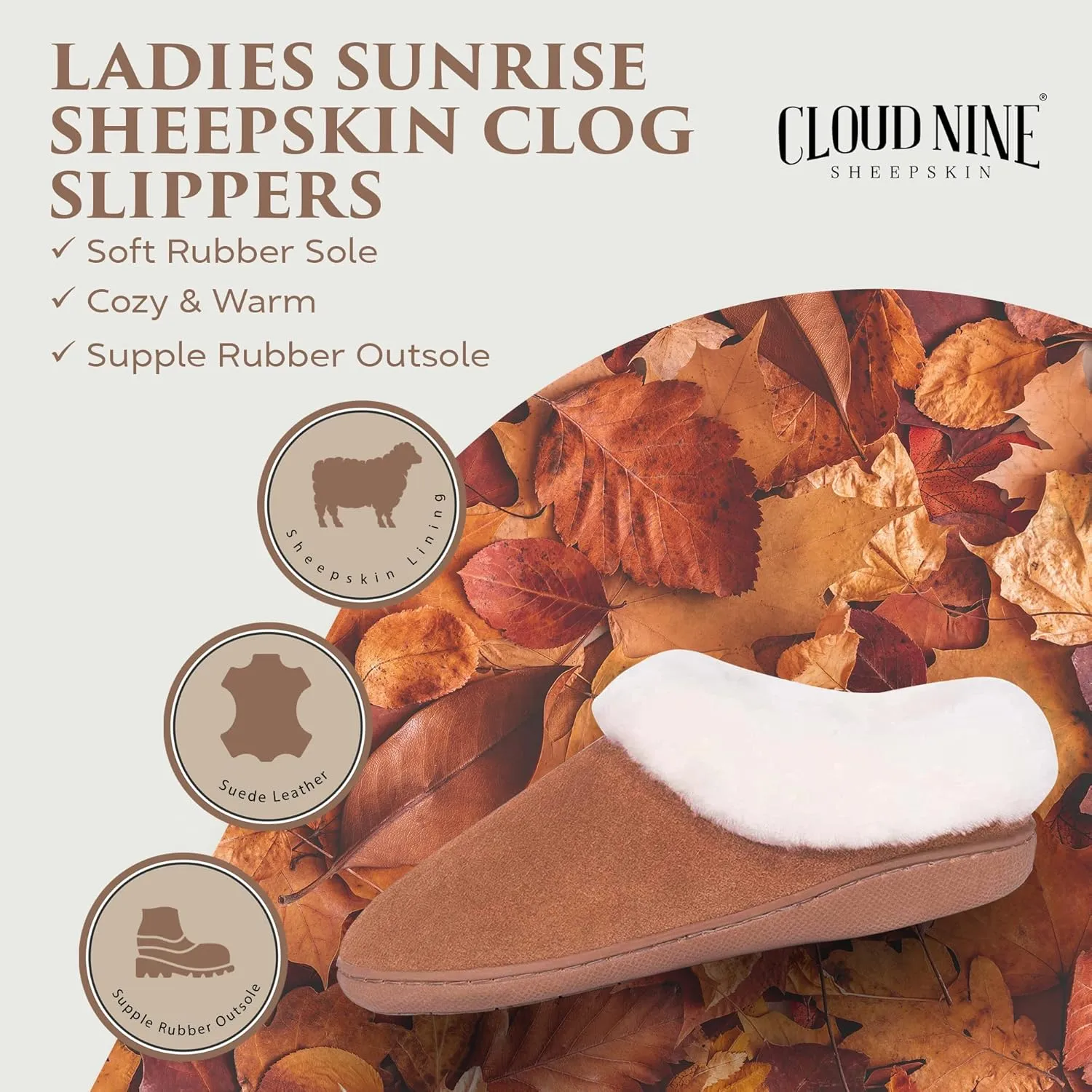 Clogs for Women - Ladies Sunrise Slip On Clogs Womens House Shoes Slippers Indoor Outdoor