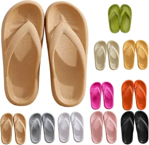 Cloudies Flip Flops for Women, Slippers with Ultra Soft Arch Support Non-Slip, Soft Slides Sandals for Indoor and Outdoor