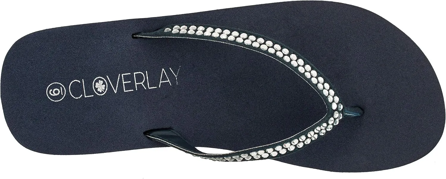 CLOVERLAY Women’s Flip Flops Platform Sandals Wedge Flip Flop Thong Sandal