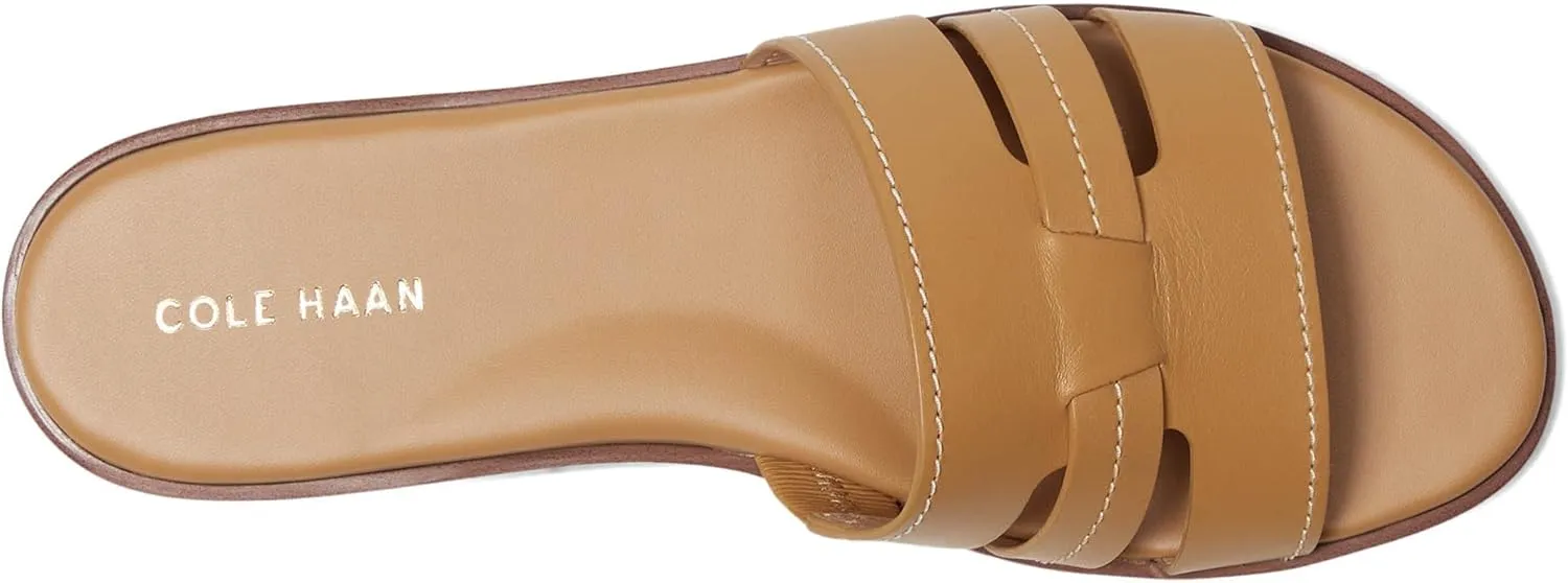 Cole Haan Women's Flynn Slotted Slides Flat Sandal