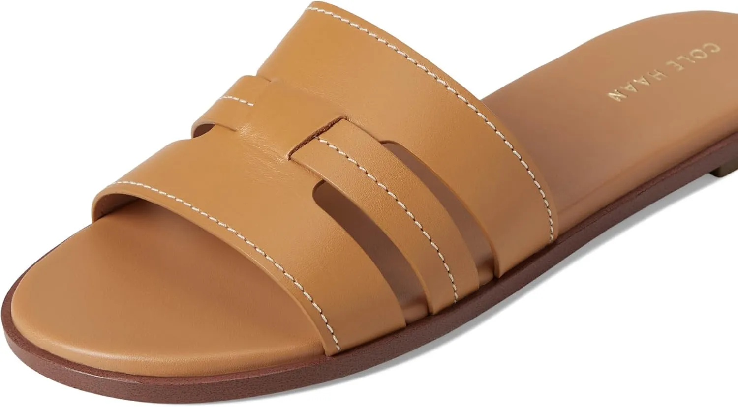 Cole Haan Women's Flynn Slotted Slides Flat Sandal