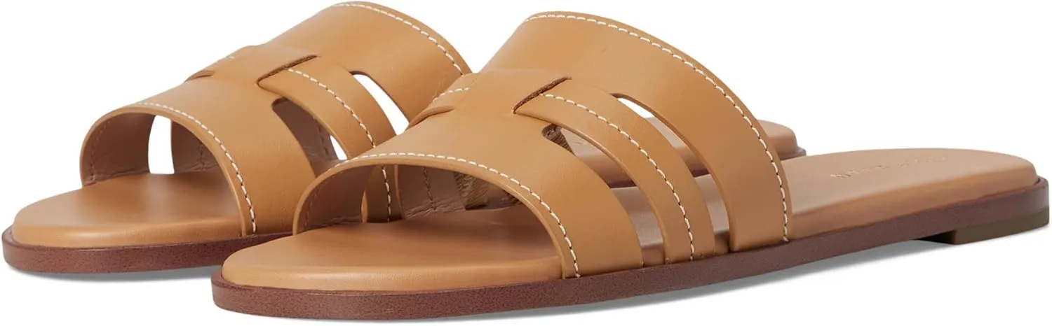 Cole Haan Women's Flynn Slotted Slides Flat Sandal