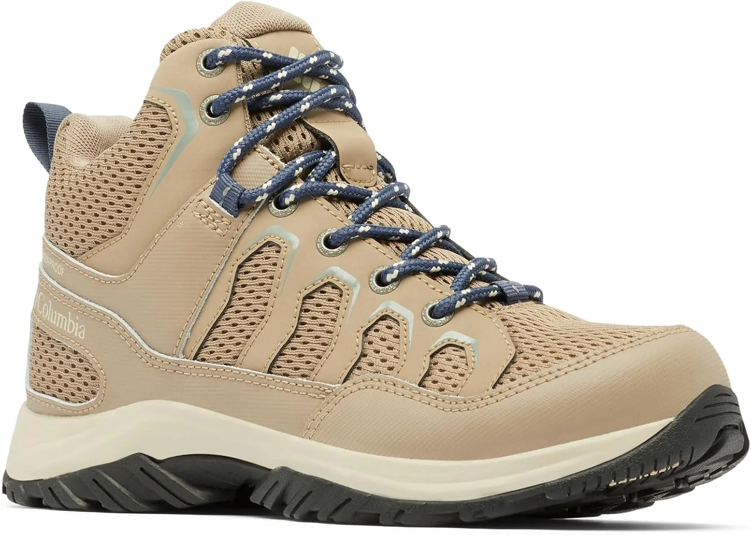 Columbia Womens Granite Trail Mid Waterproof, Ash Brown/Nocturnal, 8.5 Wide