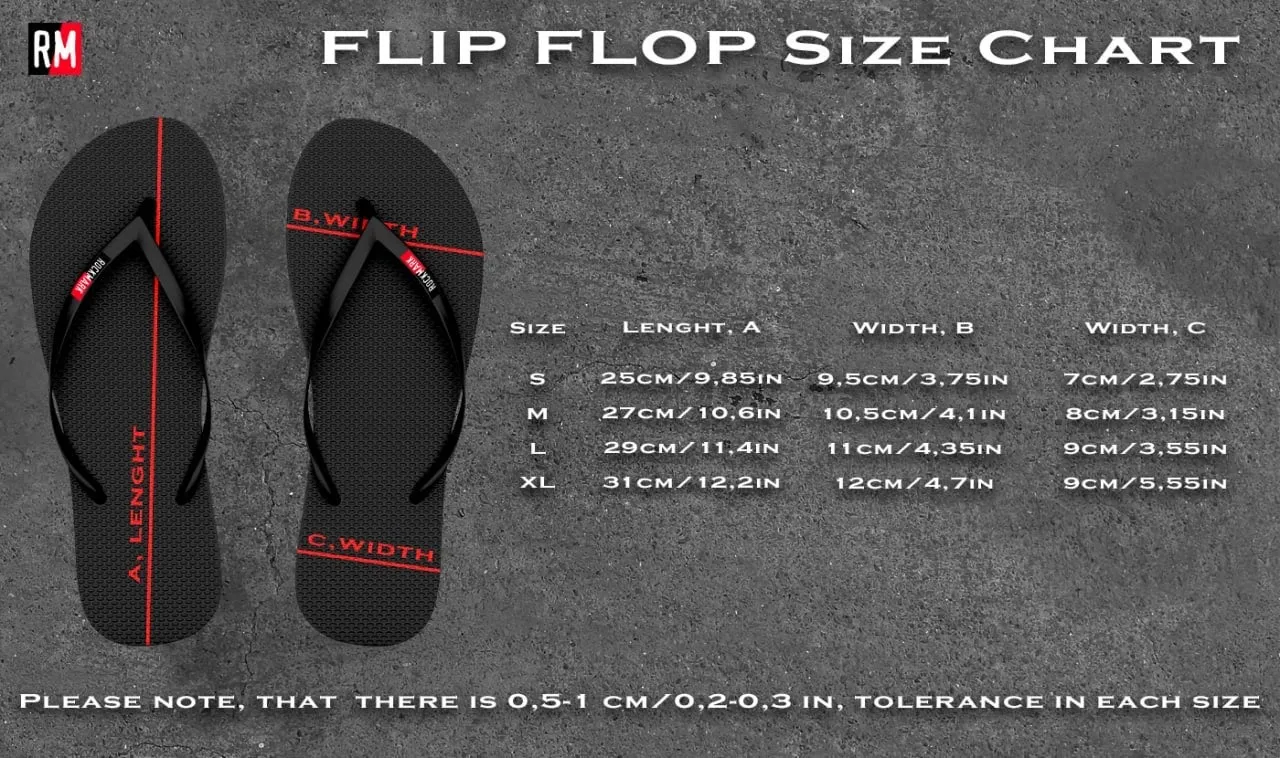 Combichrist Logo Flip-Flops