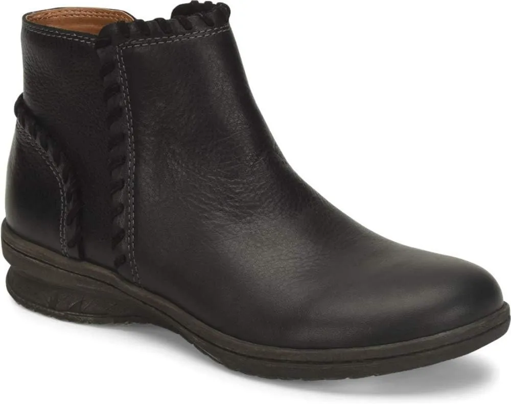 Comfortiva Fallston Black Wild Steer/Cow Suede 8 W (C)