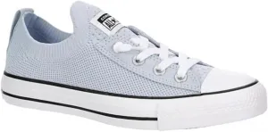 Converse Unisex Chuck Taylor All Star Shoreline Knit Sneaker - Lace up Closure Style - Light Blue White 6.5