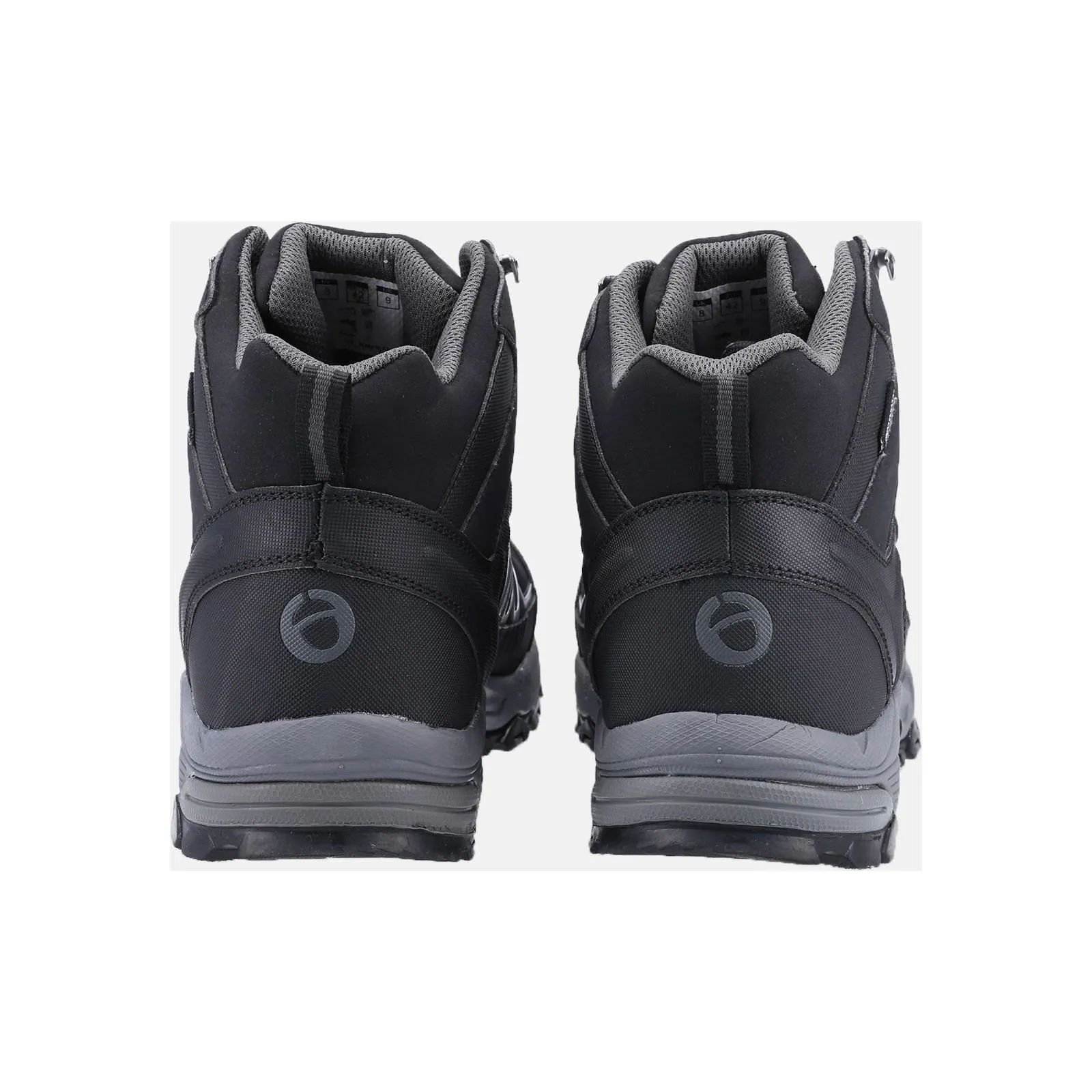 Cotswold Abbeydale Mid Softshell & PU Men's Black/Grey Hiking Boots