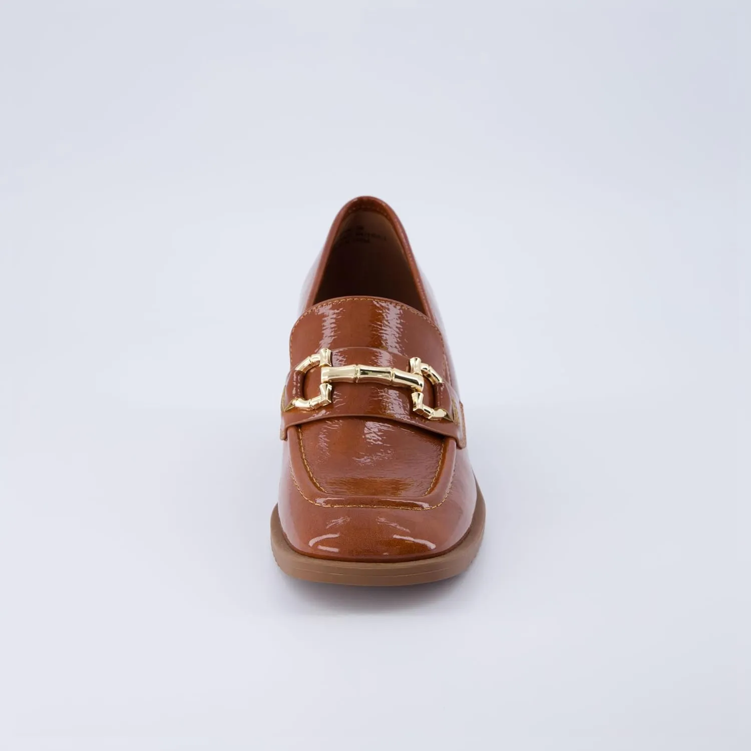 CUSHIONAIRE Women's Royal Block Heel Loafer  Memory Foam, Wide Widths Available