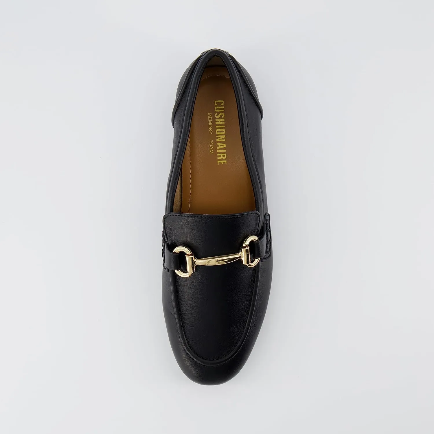CUSHIONAIRE Women's York Slip on Loafer  Memory Foam, Wide Widths Available