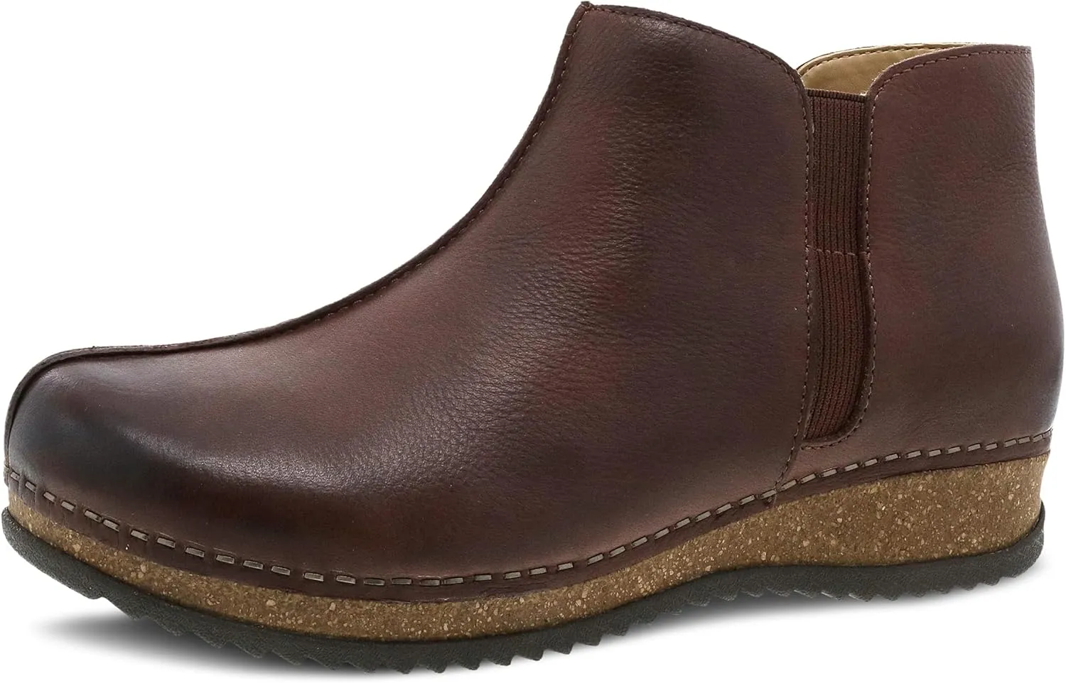 Dansko Makara Ankle Boot - Dual-Density Cork/EVA Midsole and Lightweight Rubber Outsole Provide Durable and Comfortable Ride on Patented Stapled Construction
