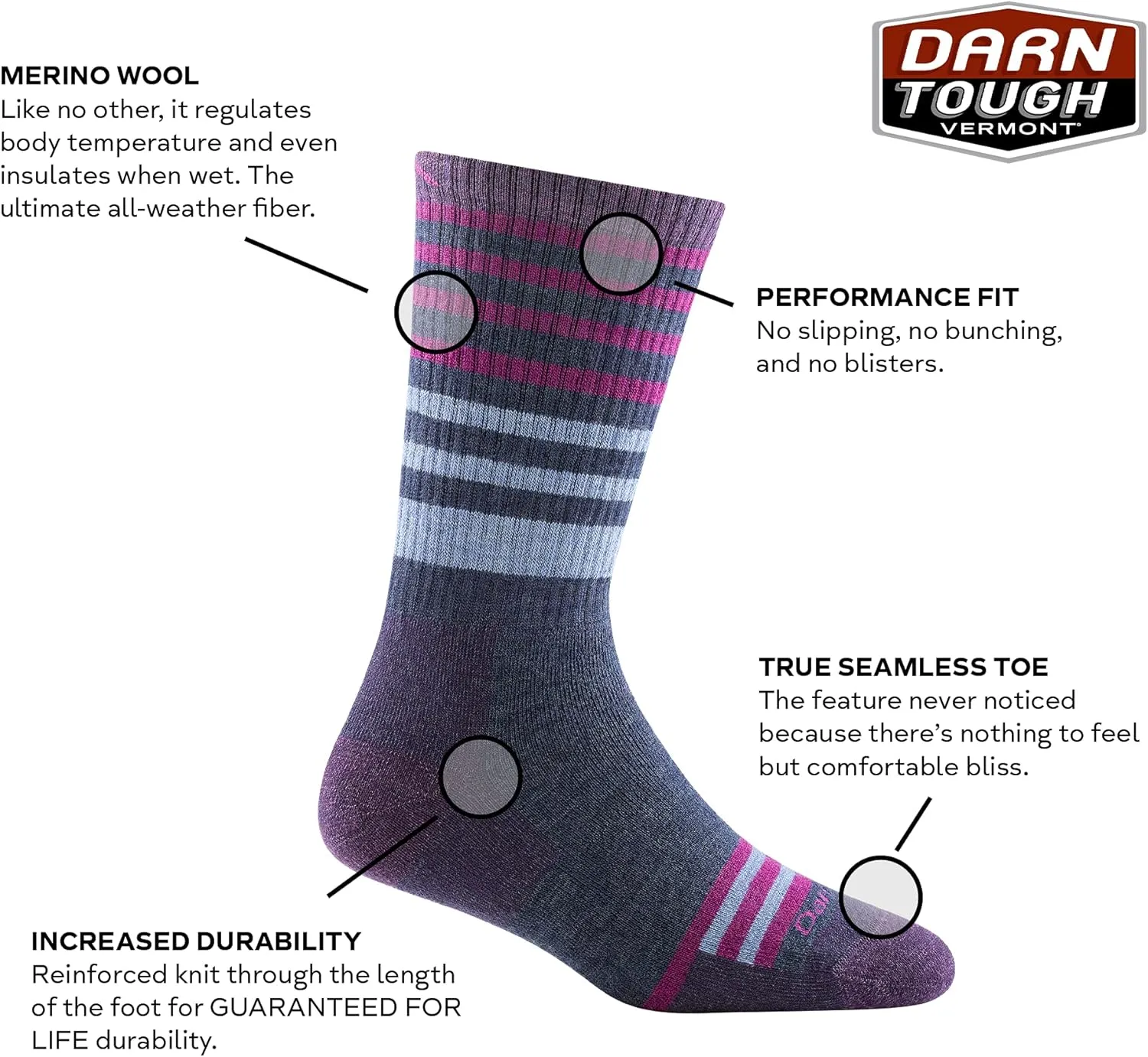 Darn Tough Darn Tough Gatewood Boot Full Cushion Sock - Women's