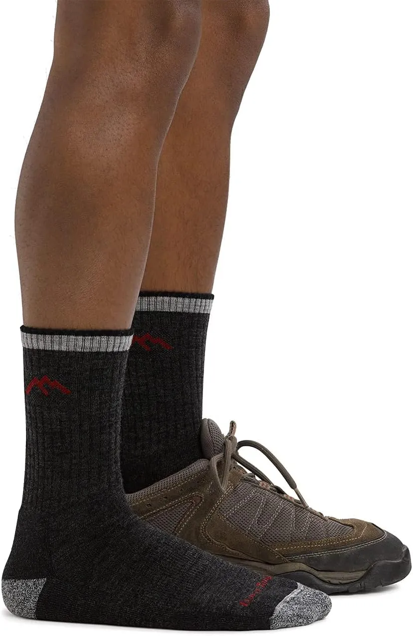 Darn Tough Hiker Midweight Micro Crew Sock with Cushion, Mens Socks for Hiking and Camping, Boot Socks