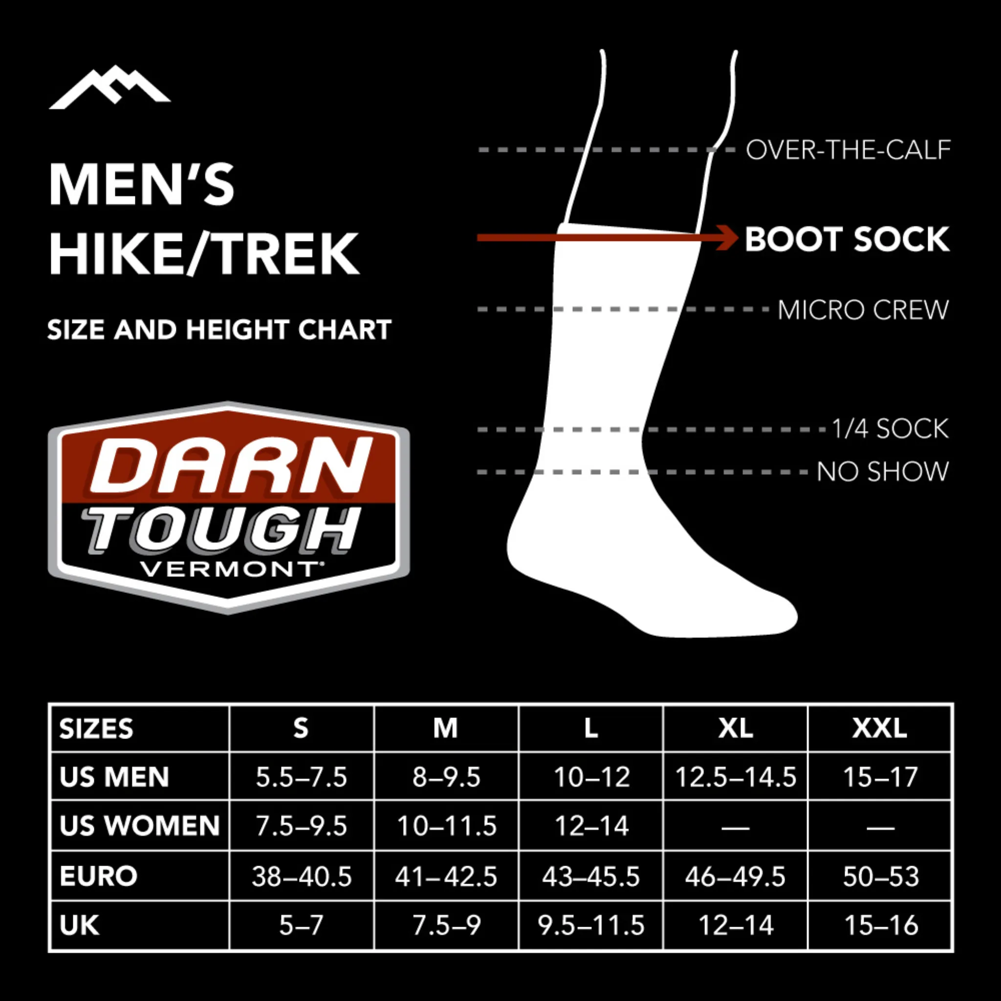 Darn Tough Men's Hiker Boot Midweight with Full Cushion Socks - Eclipse