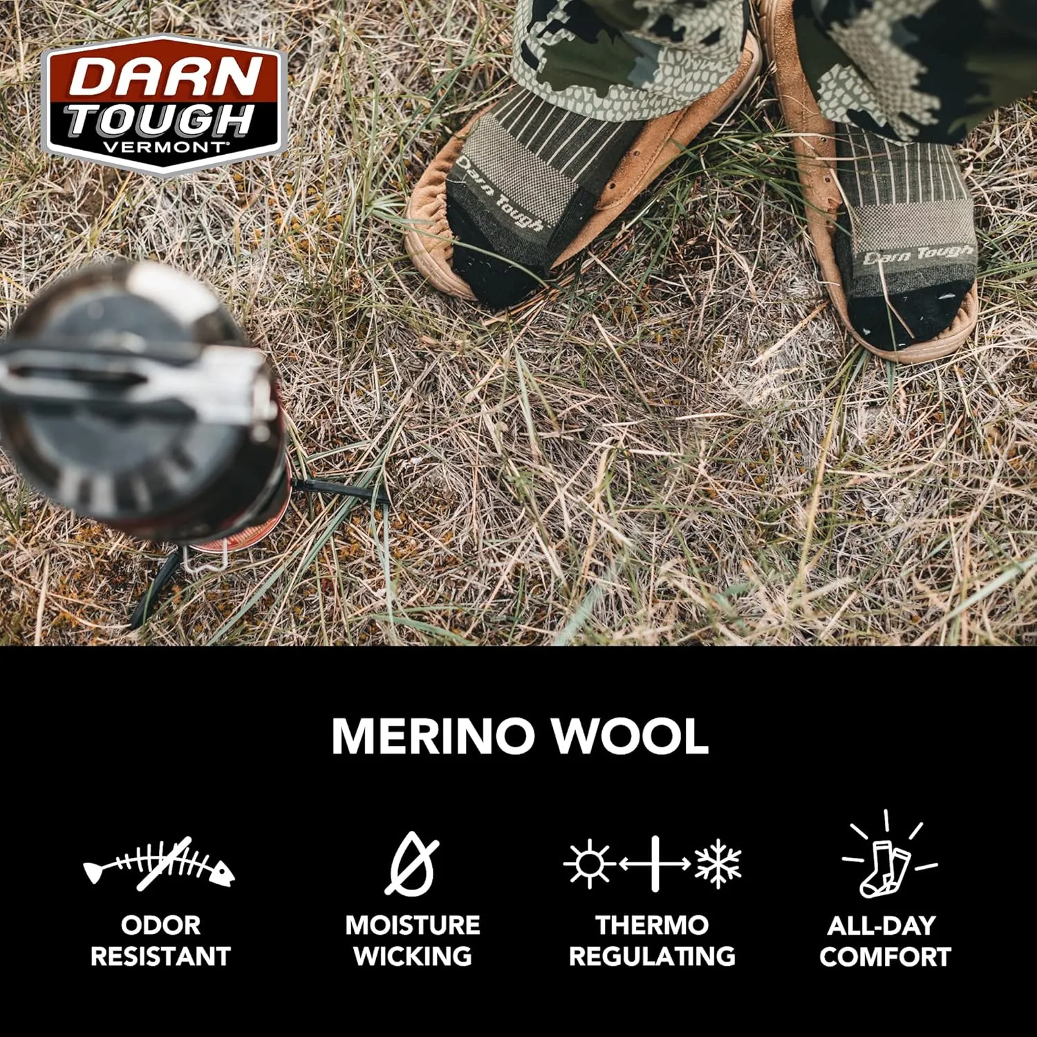 Darn Tough Men's Hunter Boot Heavyweight with Full Cushion Sock (Style 2101)