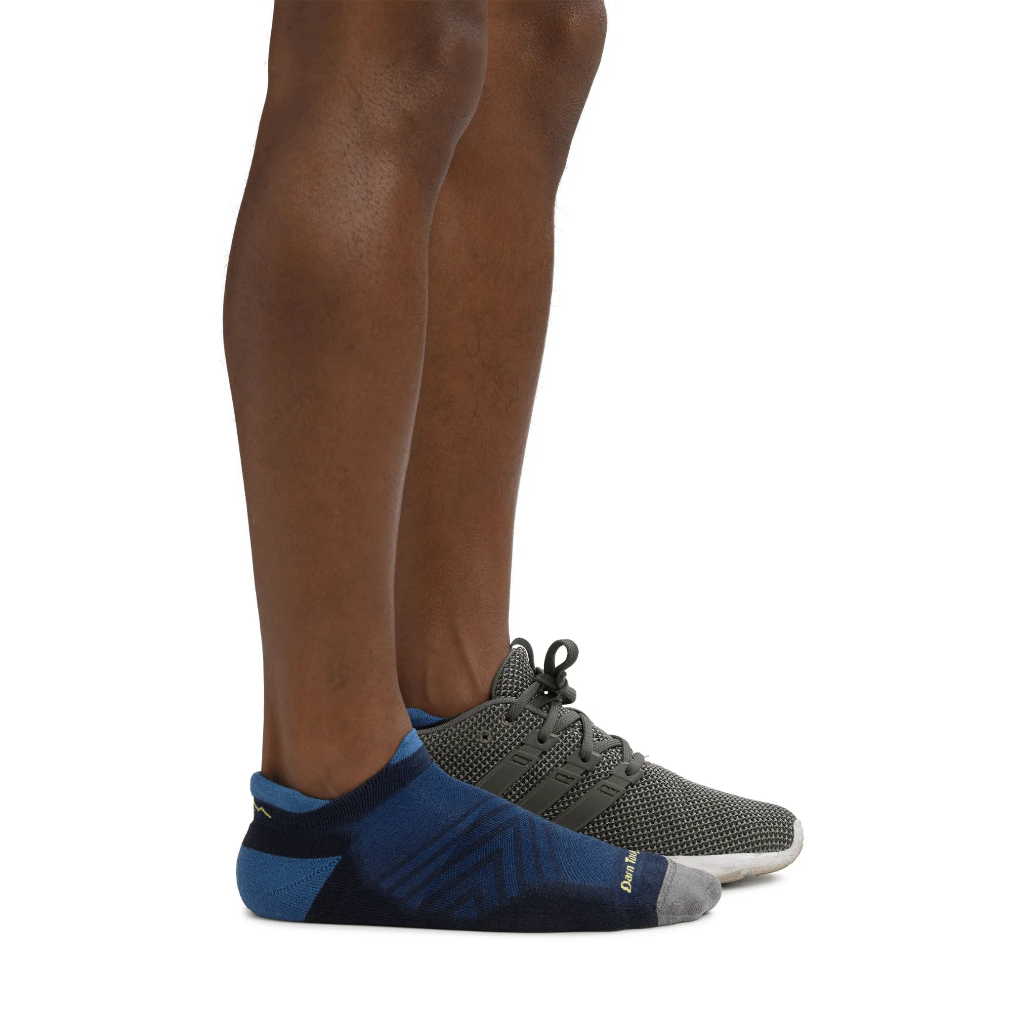 Darn Tough Men's Run No Show Tab Ultra-Lightweight Cushioned Socks - Eclipse