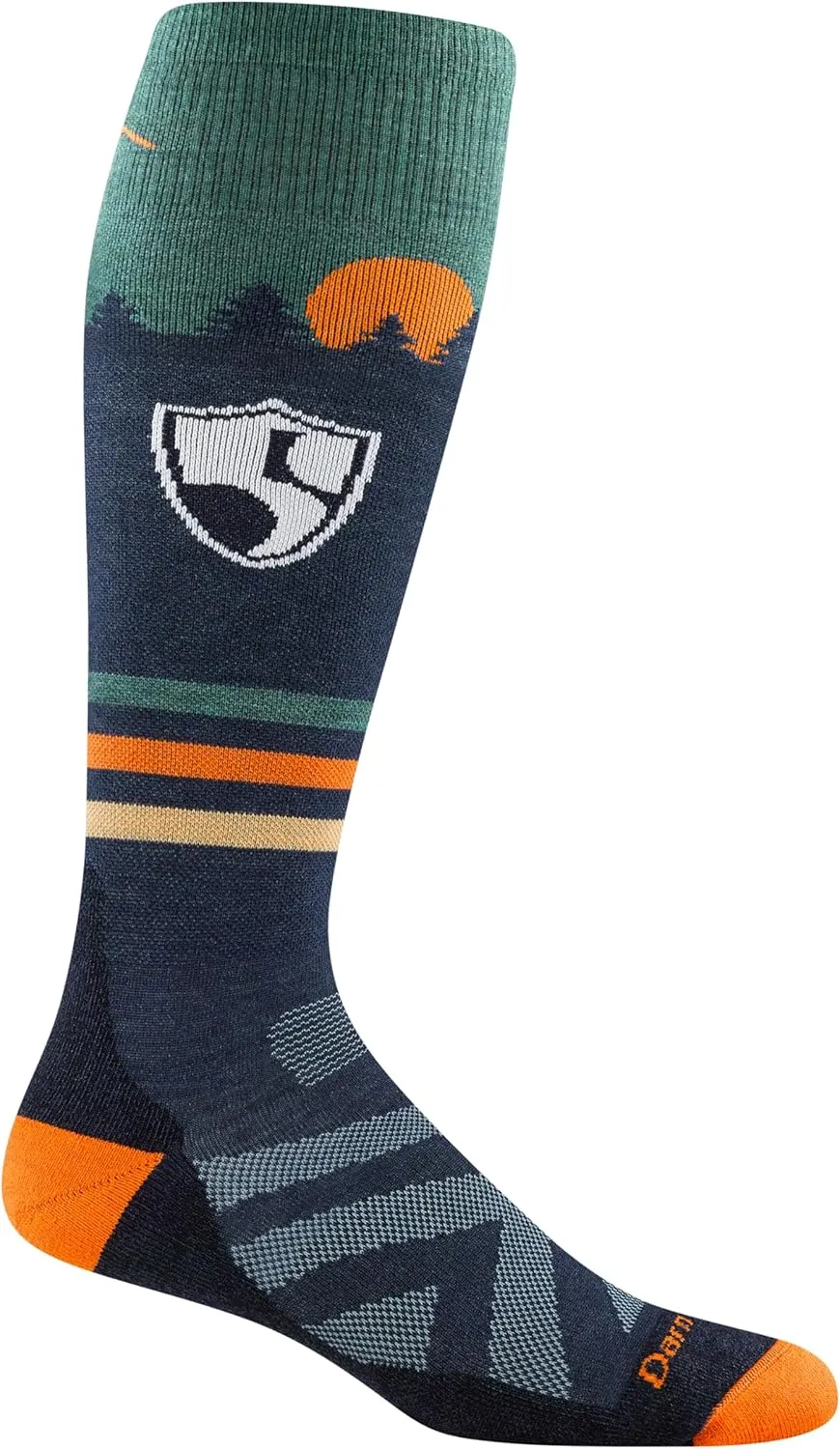 Darn Tough Vermont Men's High Fives OTC Midweight with Cushion