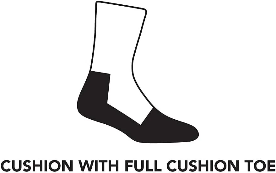 Darn Tough Vermont Men's Merino Wool Steely Micro Crew Cushion w/Extra Cushion Toe Socks