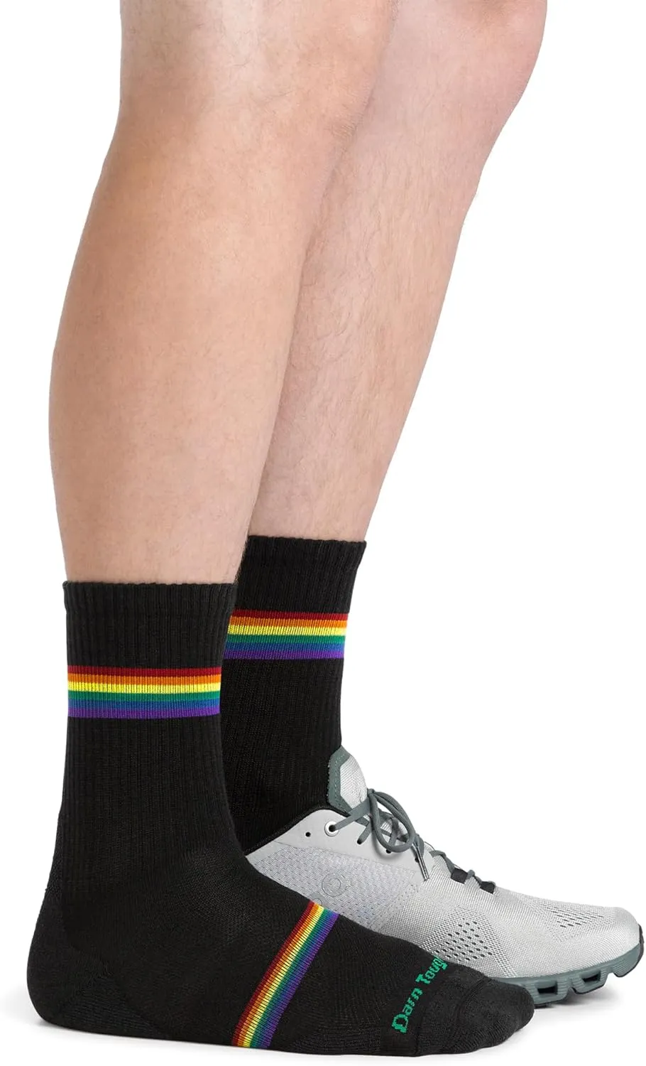 Darn Tough Vermont Men's Prism Micro Crew Lightweight Running Sock (Style 1119)