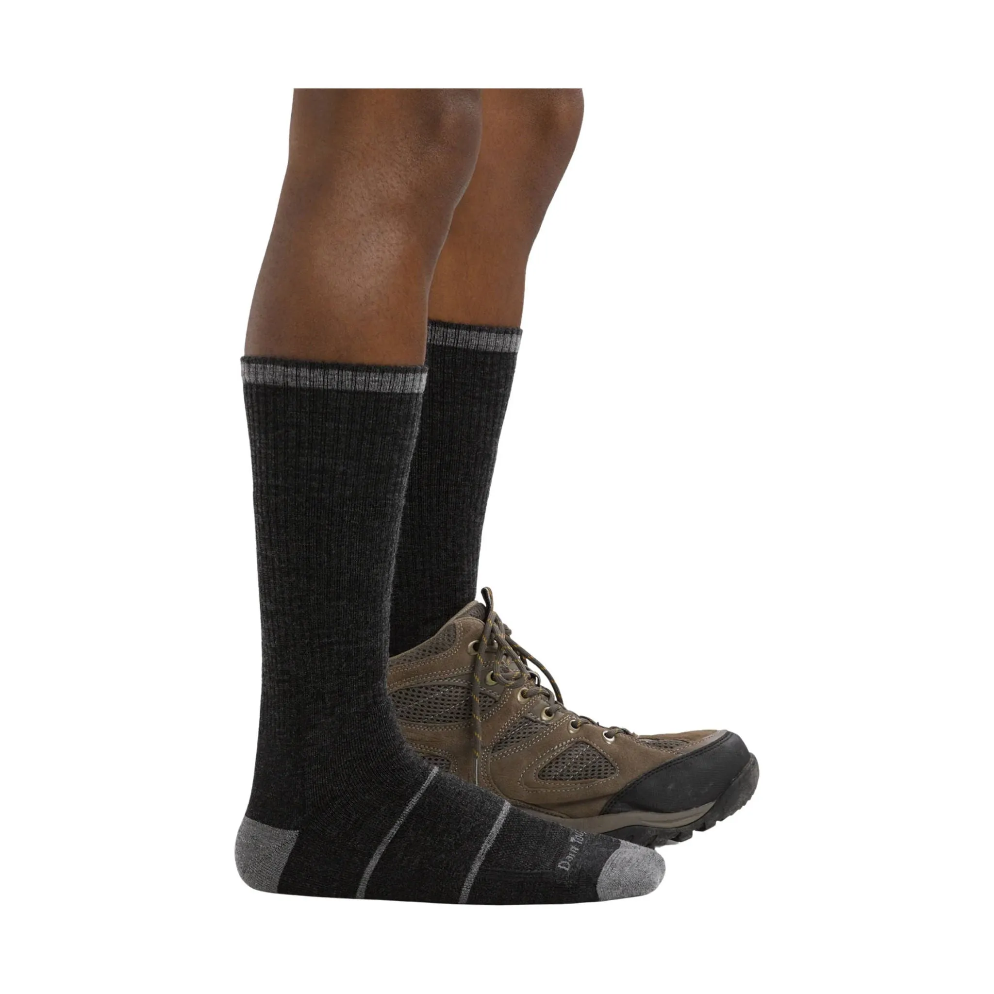 Darn Tough Vermont Men's William Jarvis Boot Midweight Work Sock - Gravel