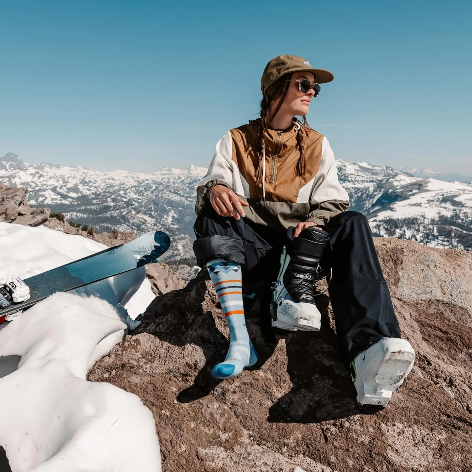 Darn Tough Vermont Women's Snowscape OTC Lightweight with Cushion