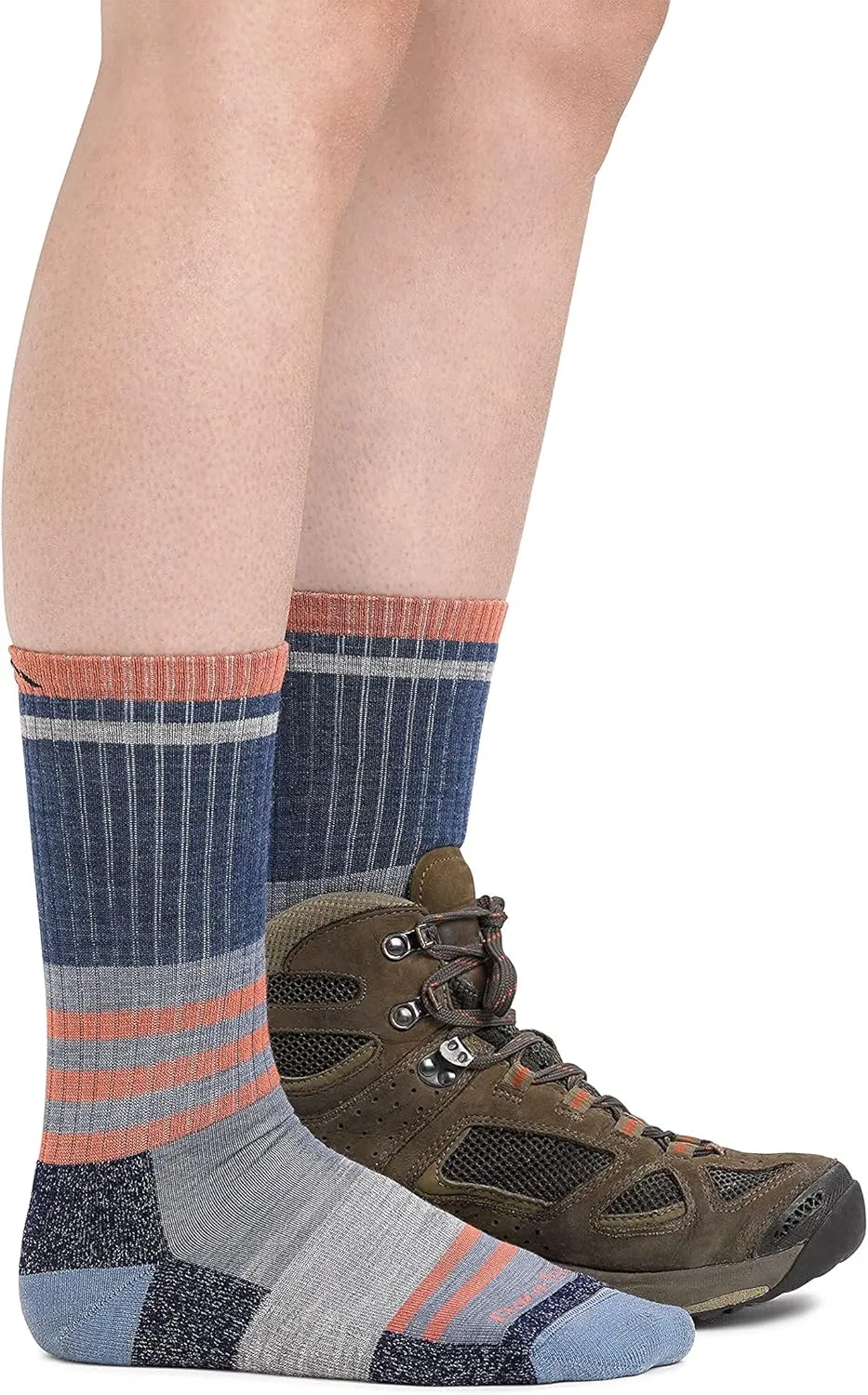 Darn Tough Women's Her Spur Boot Lightweight Hiking Sock (Style 1969) -