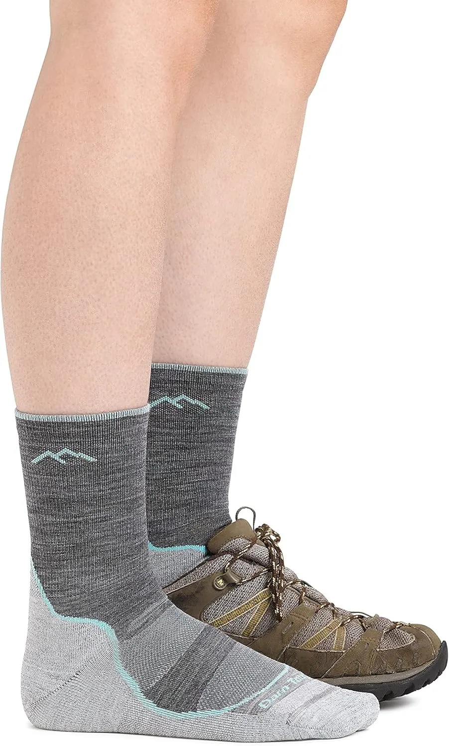 Darn Tough Women's Light Hiker Micro Crew Lightweight with Cushion Sock (Style 1967)