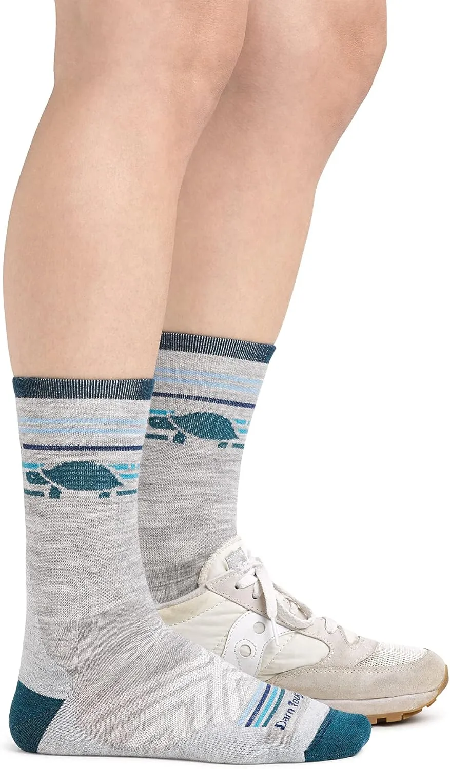 Darn Tough Women's Pacer Micro Crew Ultra-Lightweight with Cushion - 1050 Merino Wool Socks for Running