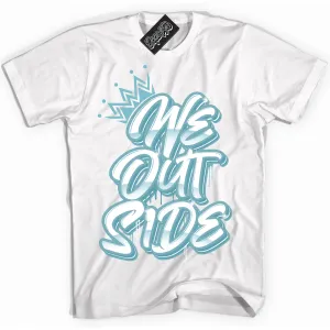 Denim Turquoise Dunk Sneaker Shirt We Outside Graphic