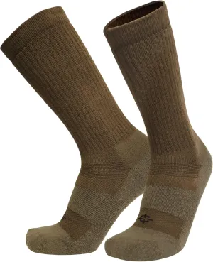 Desert Boot Socks for Men - Long Military Boot Sock - Thick Wool Mens Work Sock