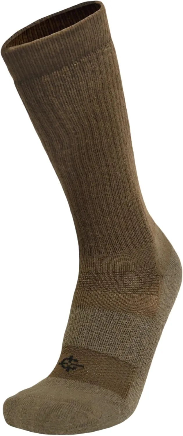 Desert Boot Socks for Men - Long Military Boot Sock - Thick Wool Mens Work Sock