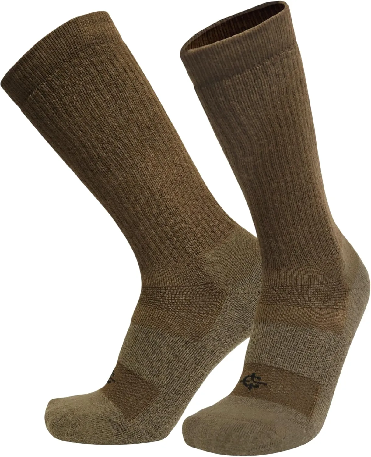 Desert Boot Socks for Men - Long Military Boot Sock - Thick Wool Mens Work Sock
