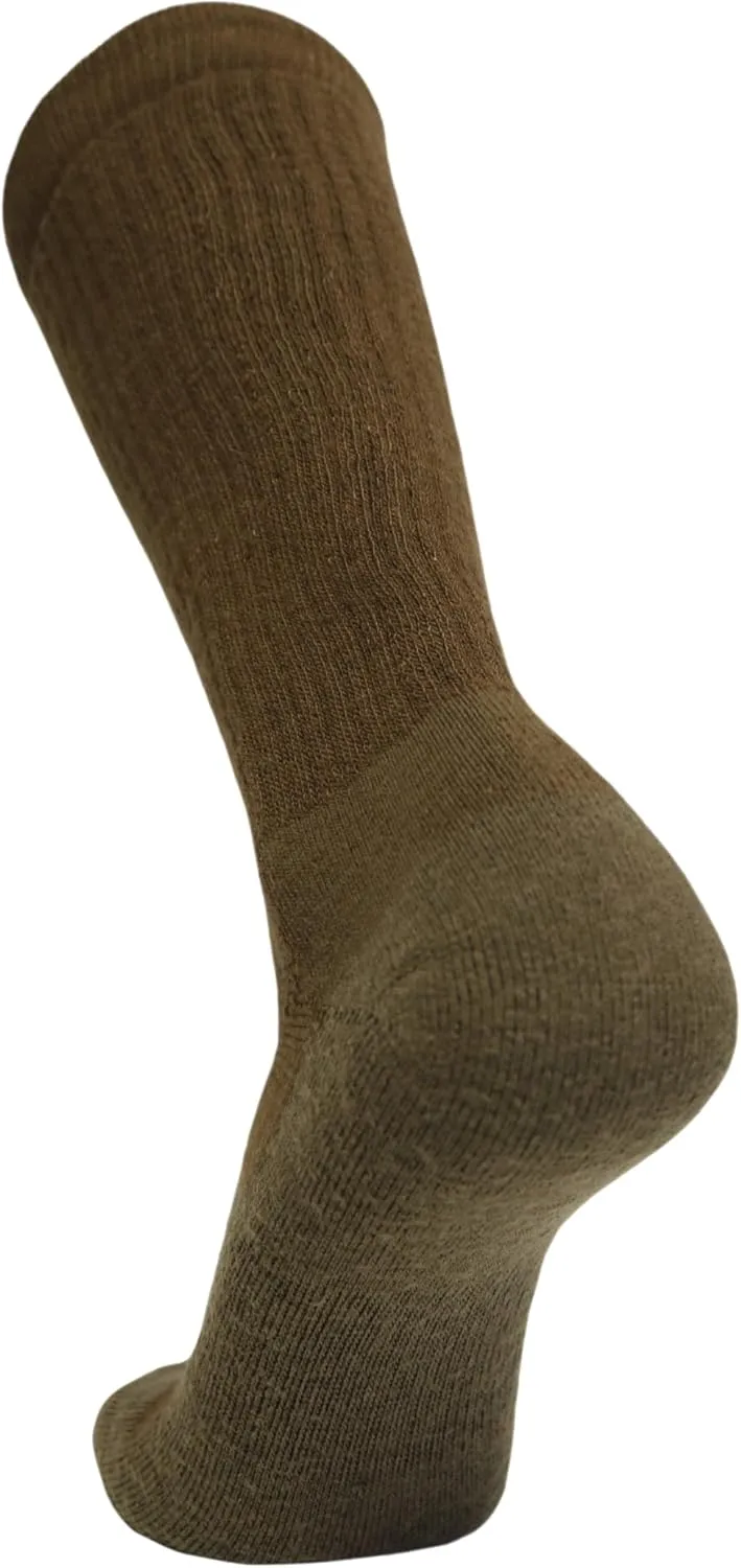 Desert Boot Socks for Men - Long Military Boot Sock - Thick Wool Mens Work Sock