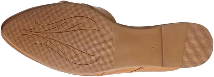 Diba True Womens Pierce City Leather Mules Flats Casual - Brown