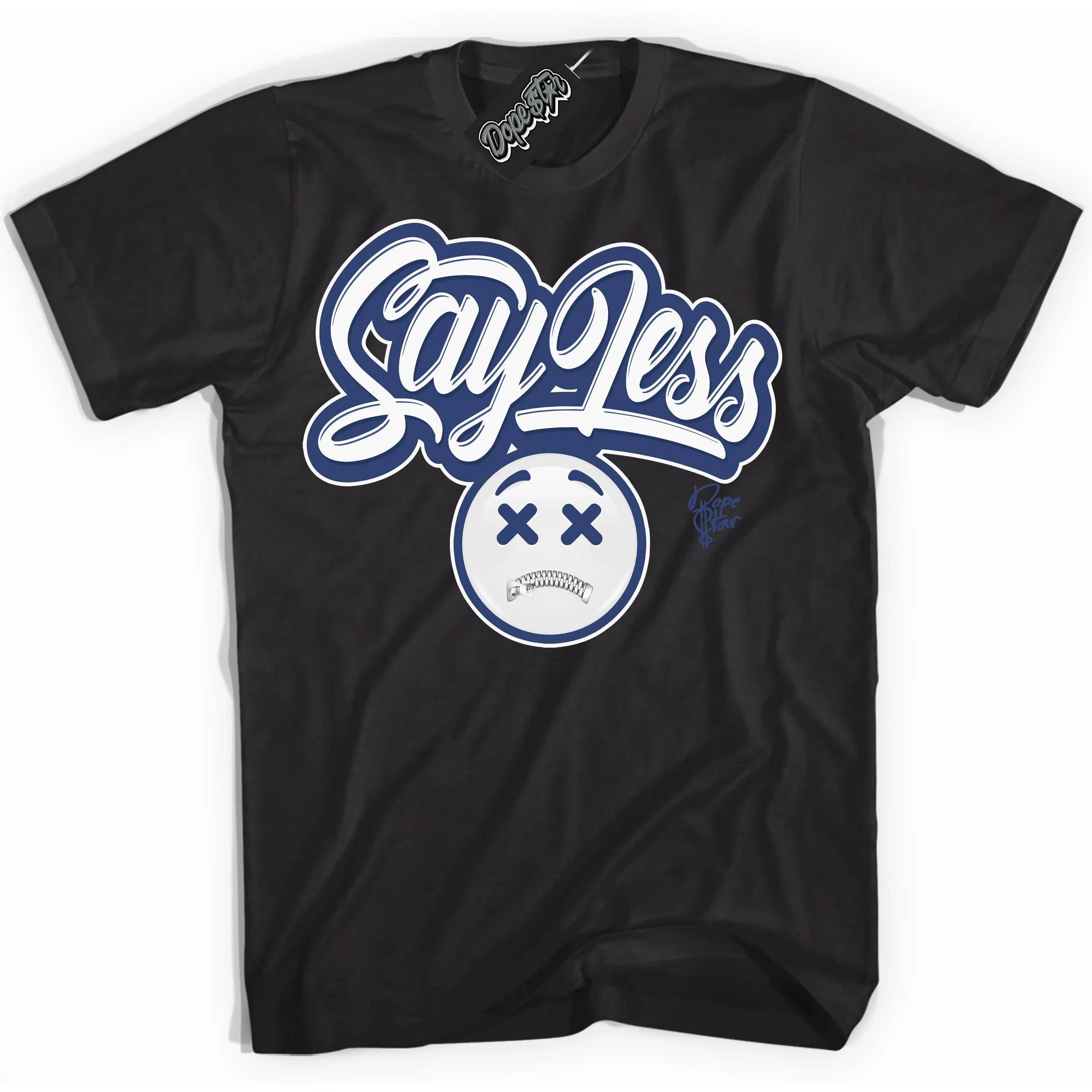 Diffused Blue 11s Sneaker Shirt Say Less Graphic