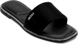 DKNY Women's Bavant Studded Flat Slide Sandal