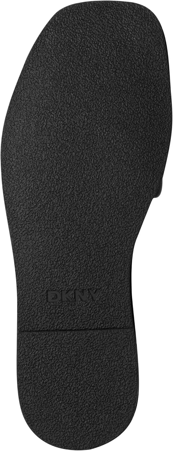DKNY Women's Bavant Studded Flat Slide Sandal