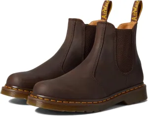 Dr. Martens Unisex Chelsea Boot, Dark Brown Crazy Horse, 8 US Men