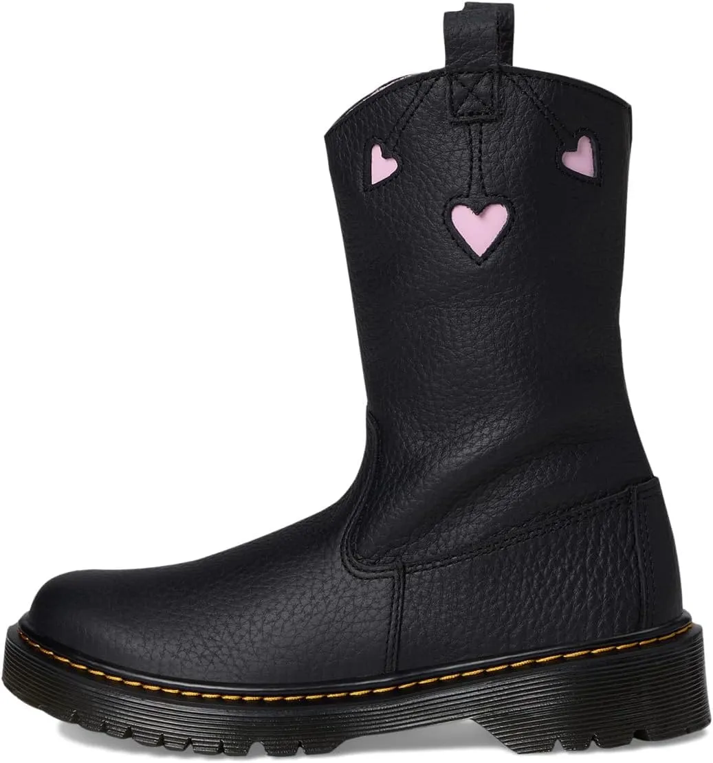 Dr. Martens Unisex-Child Bex Heart P-o Boot Junior (Little Big Kid) Fashion