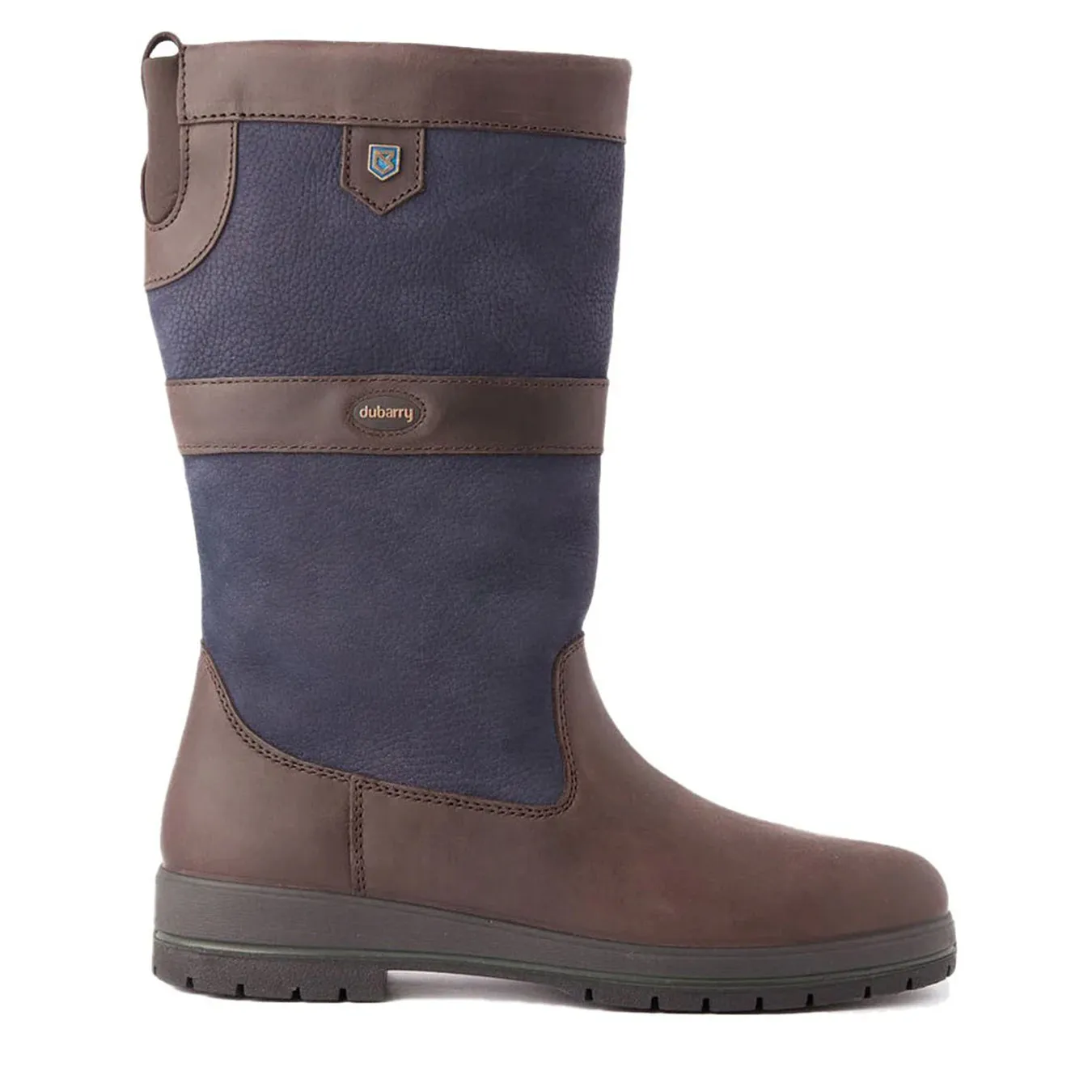Dubarry Womens Kildare Leather Boot Navy / Brown