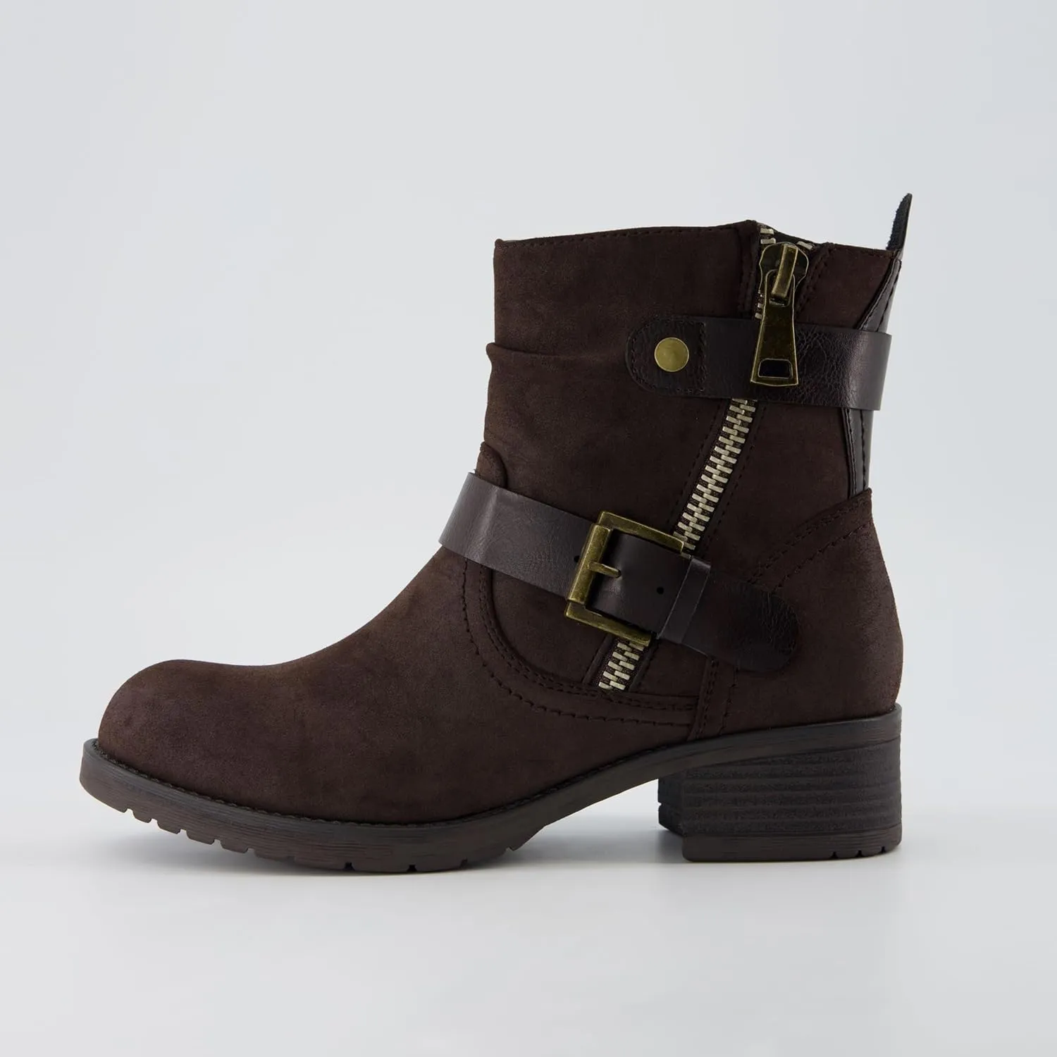 Dunes Women's Max Moto Boot, Wide Widths Available
