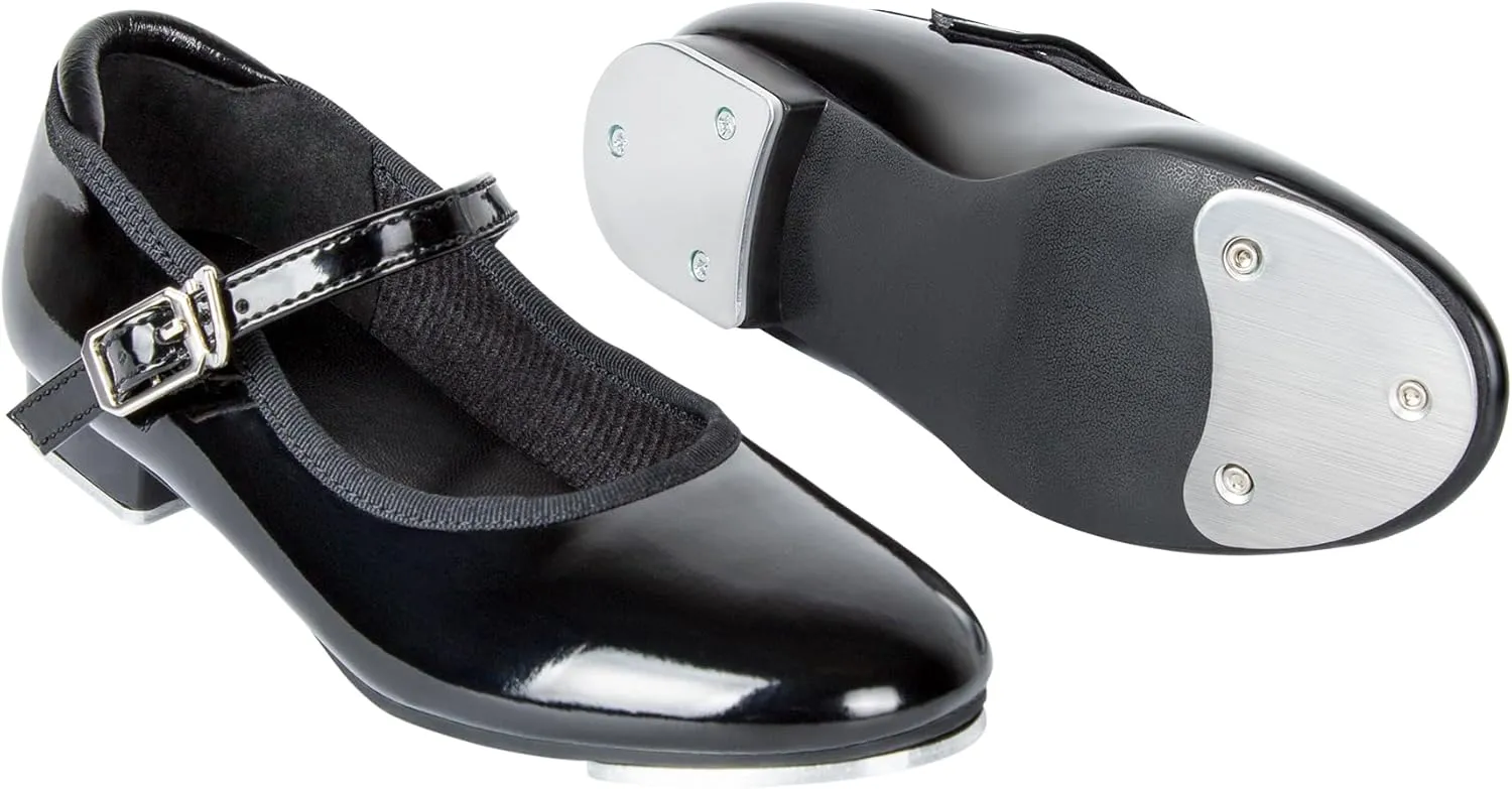 Dynadans Unisex-Child Slide Buckle Strap Tap Shoe Mary Jane Flat
