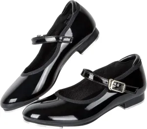 Dynadans Unisex-Child Slide Buckle Strap Tap Shoe Mary Jane Flat