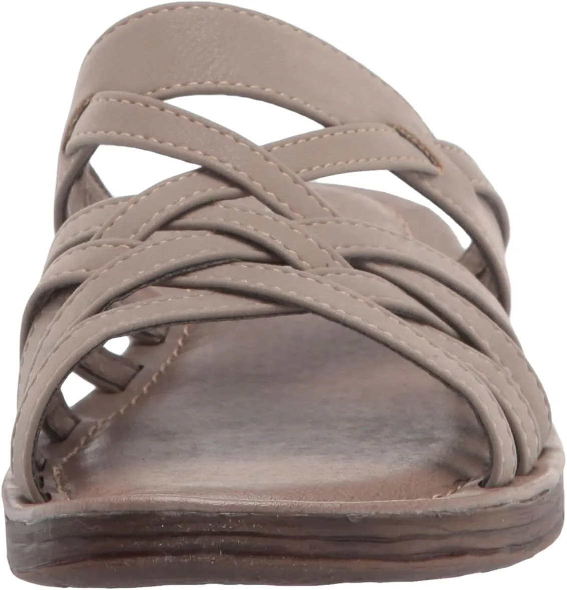 Eastland Women's Woven Slide Flat Sandal