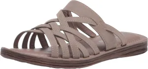 Eastland Women's Woven Slide Flat Sandal