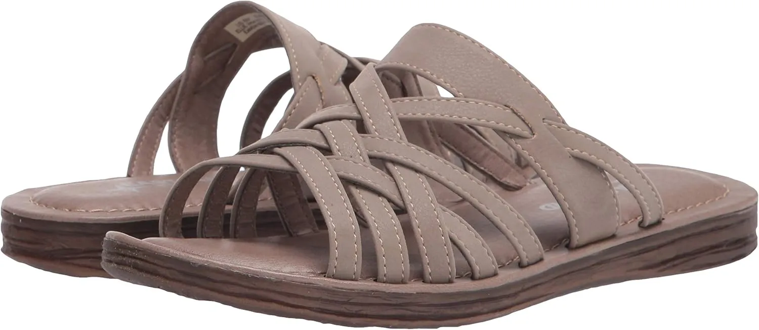 Eastland Women's Woven Slide Flat Sandal