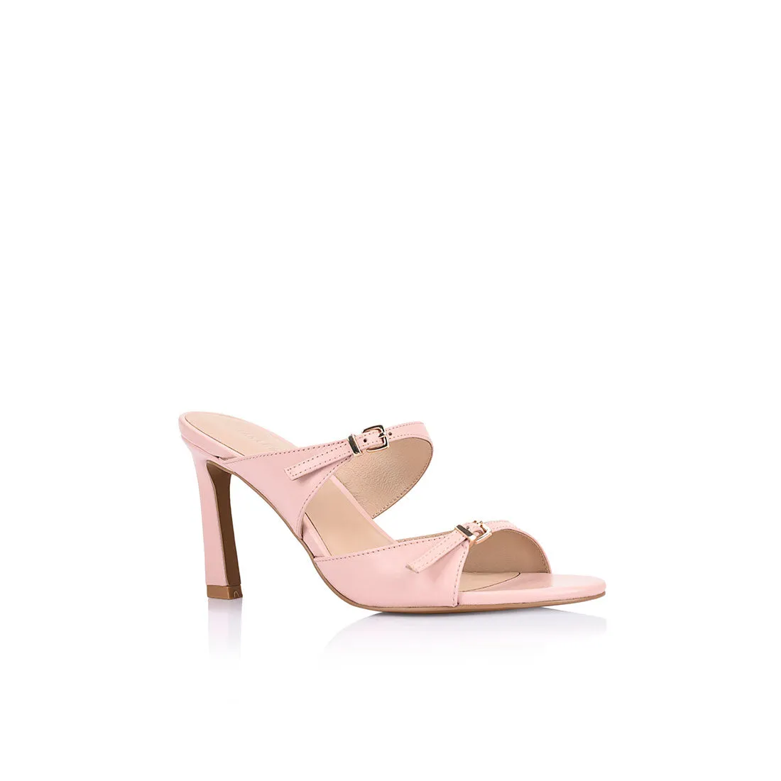 Edie Mule Blush Pink Leather