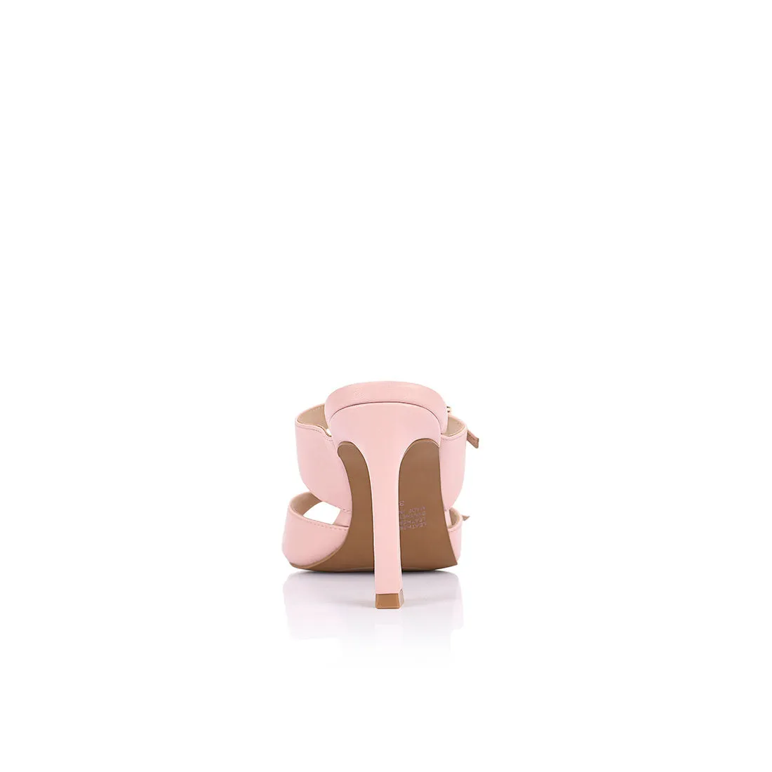 Edie Mule Blush Pink Leather