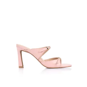 Edie Mule Blush Pink Leather