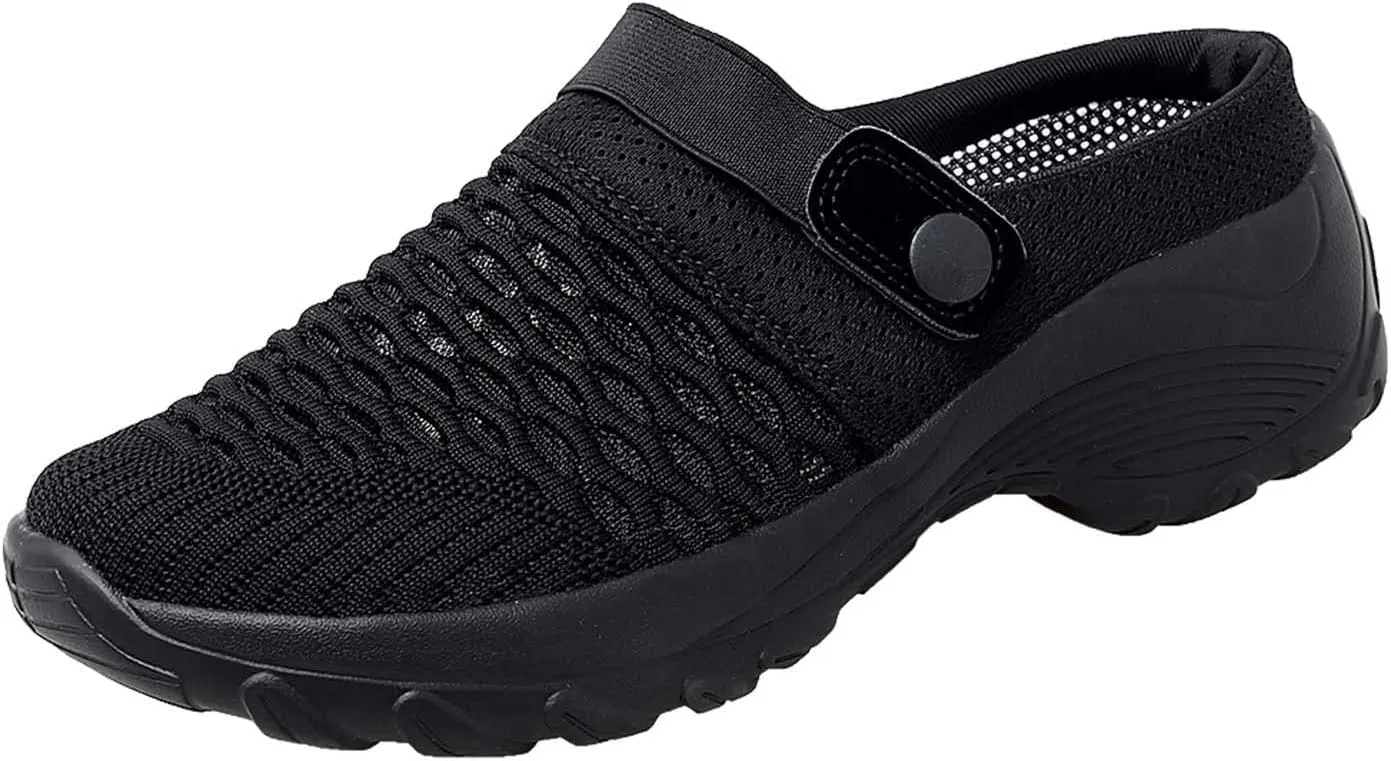 Eliogn Platform Clogs Slip On Slides Shoes Beach Sandals Gardener Clog Hight Heels Mule Slippers Garden Shoes Outdoor Sports Sandals